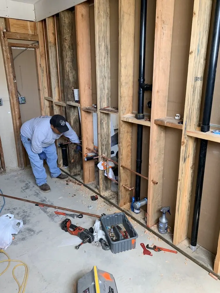 Commercial rough-in plumbing for Gas Line Repair in Sartell